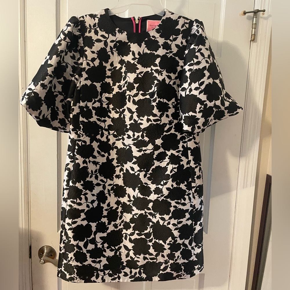 Kate Spade Black and White Floral Dress